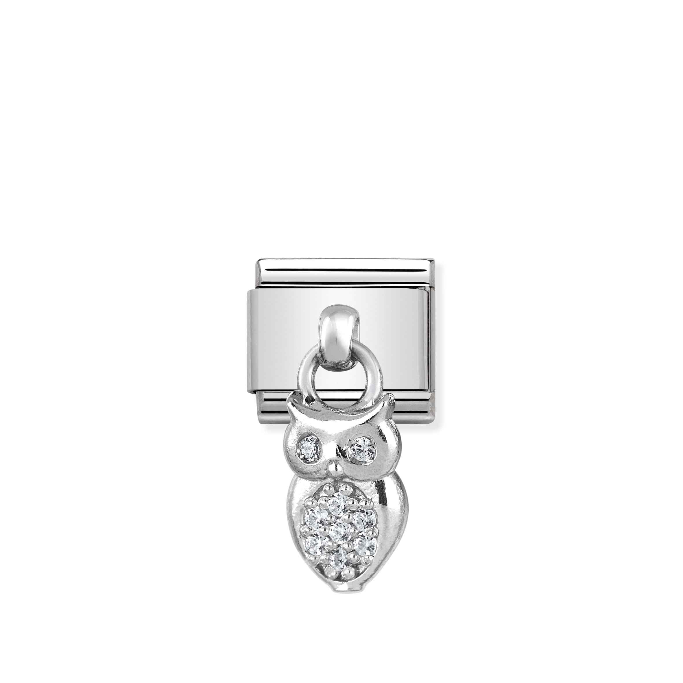 Silver owl bracelet hotsell