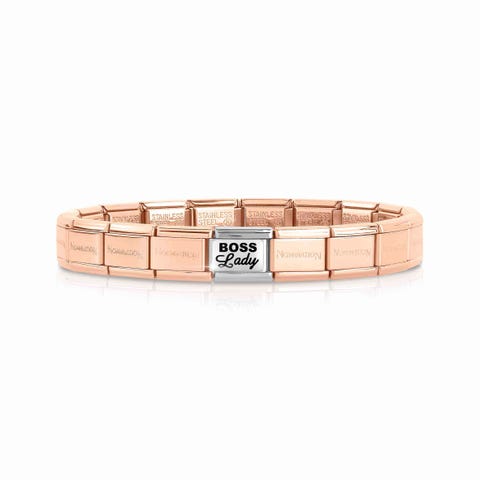 Bracciale Composable Classic Boss Lady Bracciale con Base Oro rosa