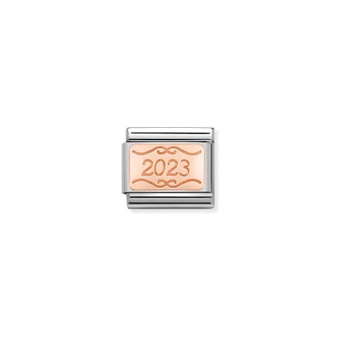 Link Composable Classic 2023 oro rosa Link con data Oro Rosa 375