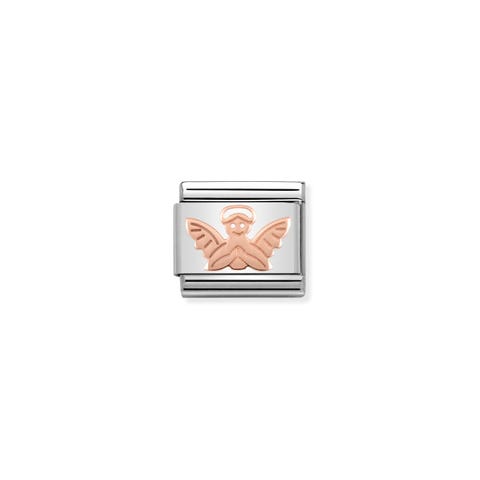 Composable Classic Link Rose Gold Angel Stainless steel and rose gold Spirituality Link