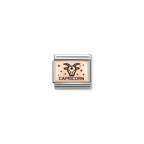 Composable Classic Link in Rosagold Steinbock Link in 375er Rosagold mit Sternzeichen