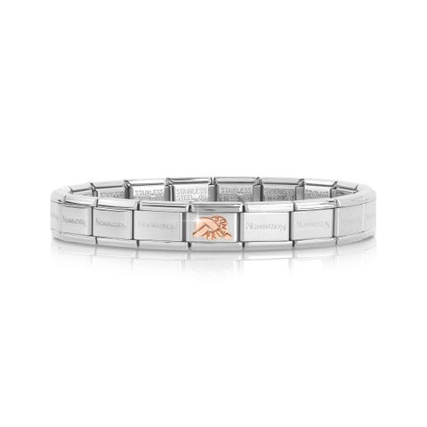 Bracciale Composable Classic Nodo Amicizia Bracciale con simbolo Nodo in Oro rosa 
