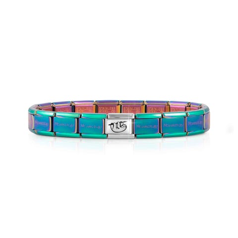 Classic Composable bracelet, Sloth Bracelet with Silver animal Link