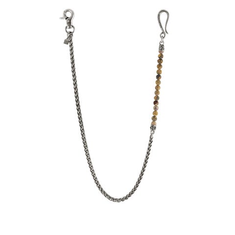Accessorio Freedom con pietre Accessorio in Ottone e dettagli in Diaspro Leopardo