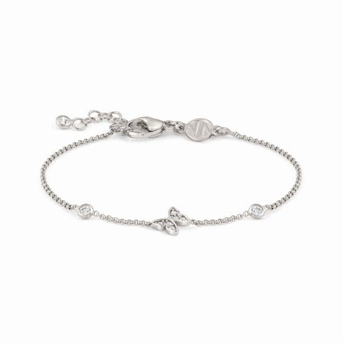 Primavera Bracelet in Silver with Butterfly Bracelet with symbol in sterling silver