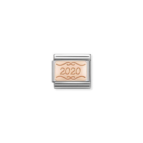 Composable Classic Engraved 2020 9K Rosegold  Link with 2020 Engraving