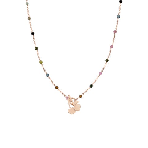 Collier Long Mon Amour Cerise Collier avec Fruit