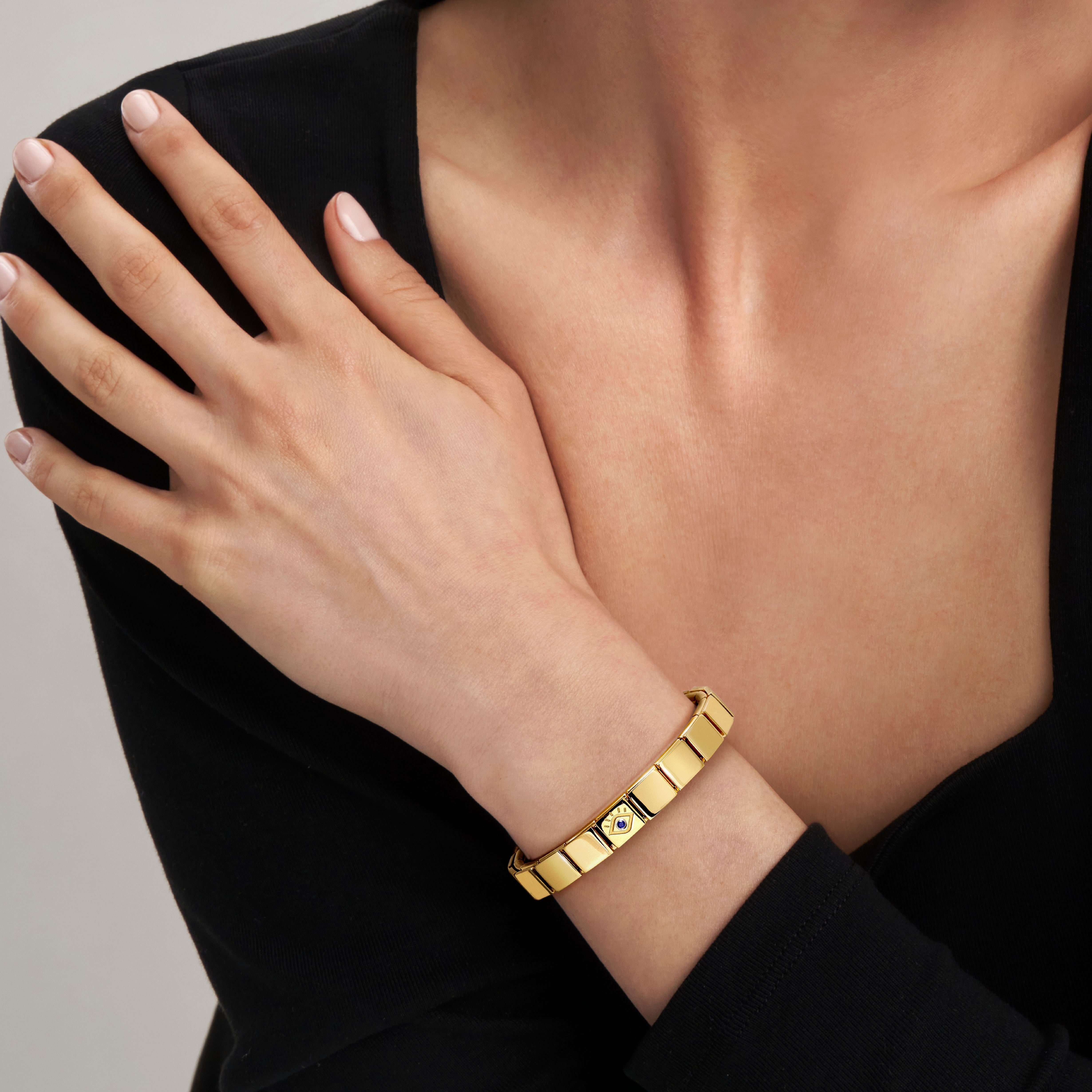 GLAM Golden bracelet Heart M of Pearl Nomination