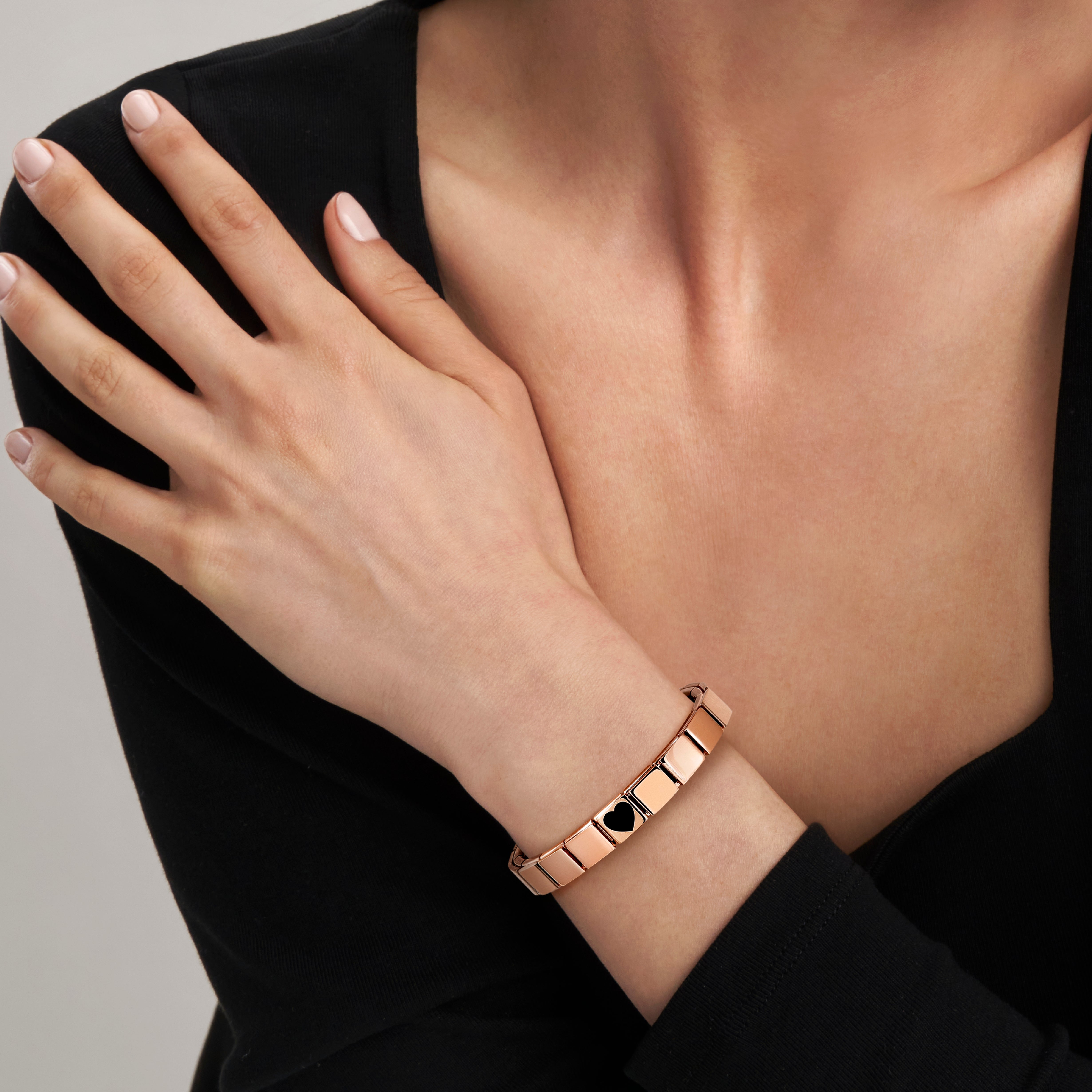 Composable GLAM bracelet Heart Mother of Pearl Nomination