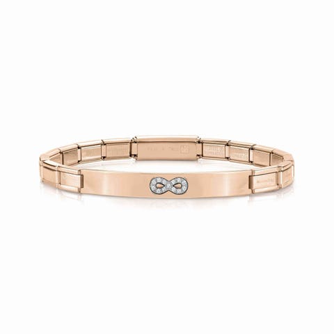 Bracciale Trendsetter colorato Infinito con Pietre Bracciale per Lei con Cubic Zirconia
