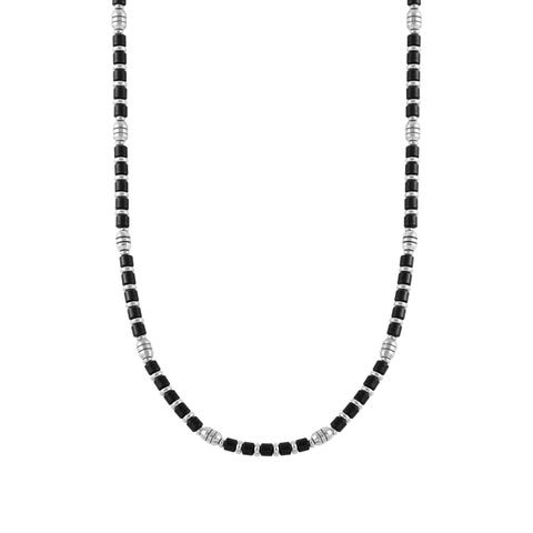 InstinctStyle Necklace with Gemstones Stainless steel necklace for men