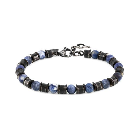 Instinct bracelet, stainless steel, vintage effect Vintage effect bracelet with stones