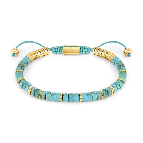 INSTINCTSTYLE bracelet, stones and coloured finish Bracelet with stainless steel details and stones
