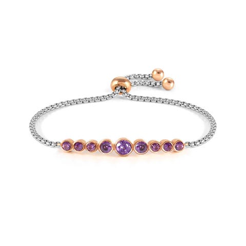Milleluci bracelet, Round crystals Milleluci Colour Edition bracelet with coloured crystals