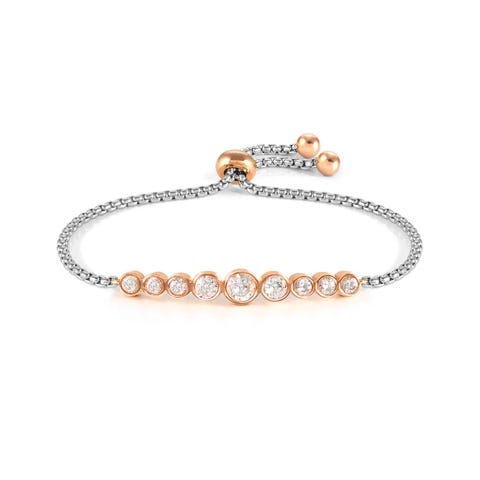 Milleluci bracelet, Round, coloured crystals Milleluci Colour Edition bracelet in stainless steel