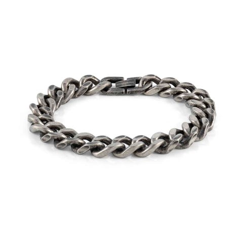 B-Yond bracelet, Vintage, Large Bracelet in stainless steel, Vintage effect