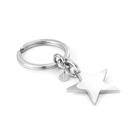 Made For You Star Key Ring Engravable stainless steel key ring