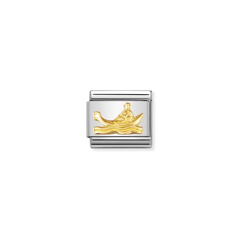 Link Composable Classic Gondole Link en Or 750 avec symbole de la ville de Venise