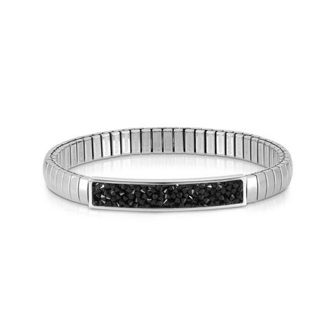 Bracelet extensible GLITTER Small avec cristaux Bracelet avec pierres et acier.