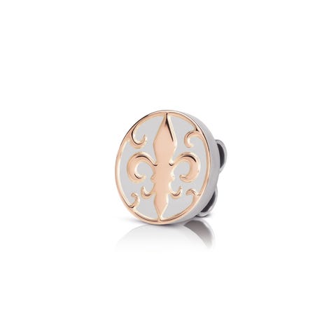 Charm MyBonBons con Giglio in Oro rosa Charm MyBonBons con giglio in Acciaio e Oro rosa 375