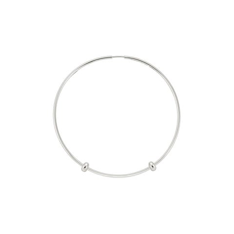 Single SeiMia Earring in Rhodium Earring in rhodium treated sterling silver