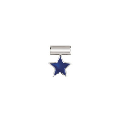 SeiMia Pendant with Blue Star Pendant with Star in silver and enamel