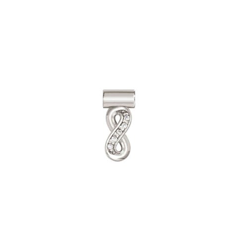 Pendentif SeiMia avec infini Symbole pendentif en argent 925 avec zircones