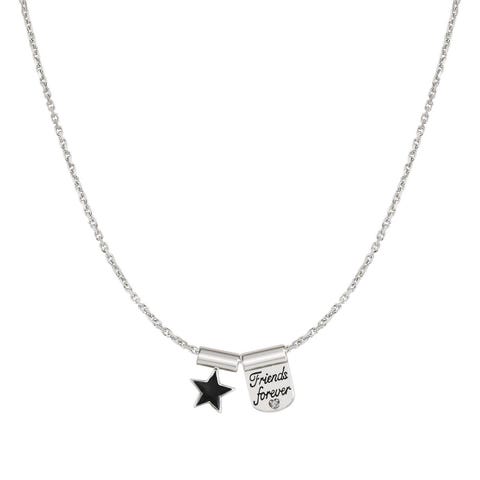 SeiMia Necklace with Friends Forever and Star Necklace with writing and symbol pendant