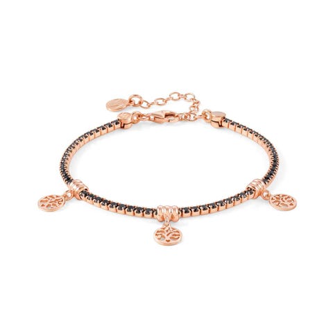 Chic&Charm bracelet with Tree of Life Bracelet in silver with pendants