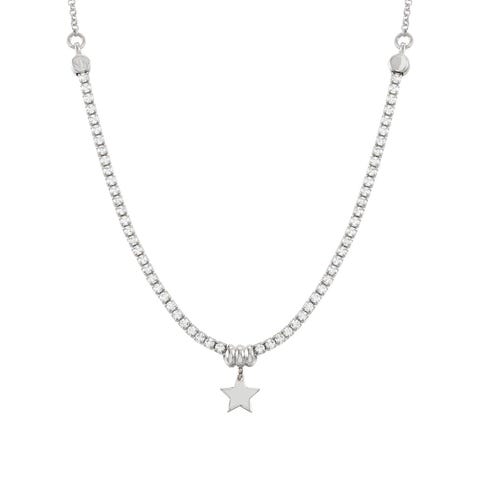 Chic&Charm necklace with Star Necklace in sterling silver