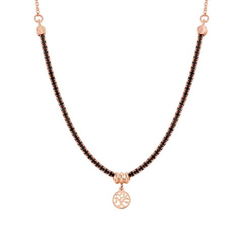 Chic&Charm necklace with Tree of Life Necklace in silver and Cubic Zirconia