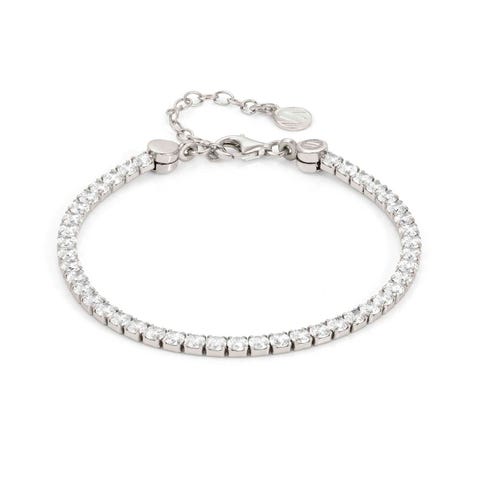 Chic&Charm Celebration Ed, bracelet, White Rhodium Bracelet in sterling silver with Cubic Zirconia
