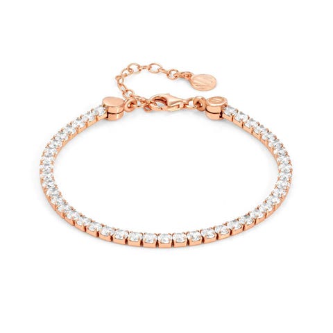 Bracelet Chic&Charm ed. Celebration or rose Bracelet en argent avec zircones cubiques