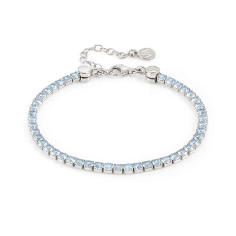 Bracelet Chic&Charm Joyful edition pierres bleu clair Bracelet Chic&Charm Joyful edition en argent 925 avec zircones