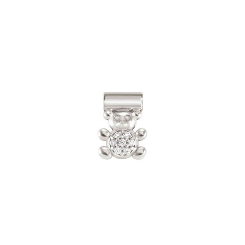 Pendentif SeiMia avec ours Symbole pendentif en argent 925 avec zircones