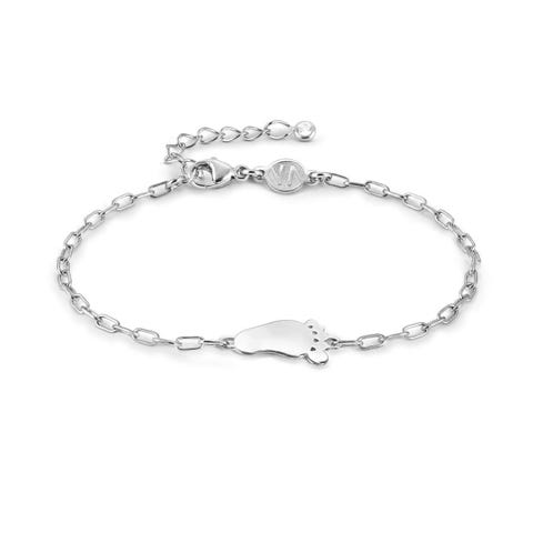 Made for You bracelet, Baby Foot Sterling silver bracelet, Baby’s Foot, can be engraved