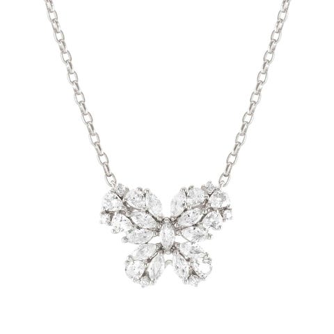 Collier Rayoflight avec grand papillon Collier avec pendentif en argent 925