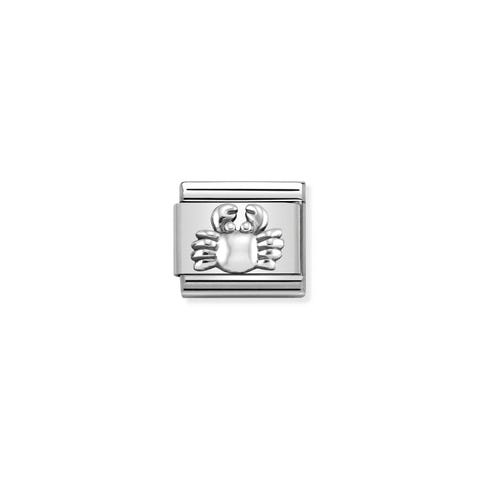 Link Composable Classic Granchio Link con animale in Argento 925