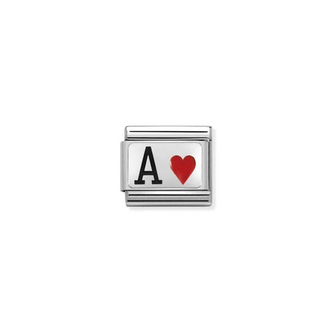 Link Composable Classic As de Cœur Link avec lettre A et symbole cœur #oneformeoneforyou