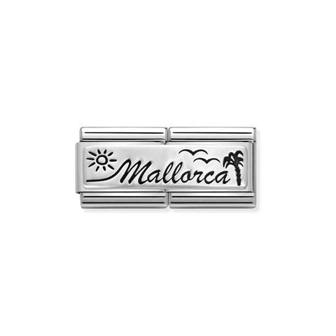 Double Link Composable Classique Mallorca Double Link en acier et argent 925