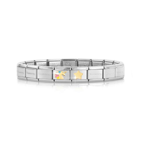 Bracelet Composable Classique Licorne et étoile Bracelet pour petite fille ou petit garçon