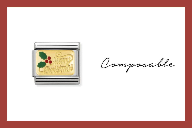 Composable Classic Link Emaille Merry Christmas