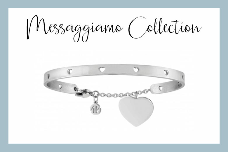 Messaggiamo bracelet with heart pendant