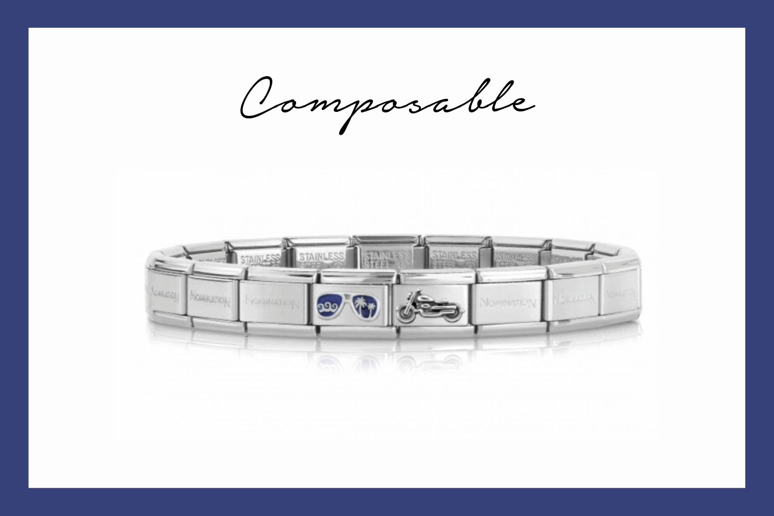 Pulsera Composable Classic con Motocicleta