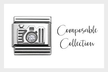 Composable Classic Link Camera Silver and Stone