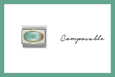 Link Composable Classic Oro e Smeraldo