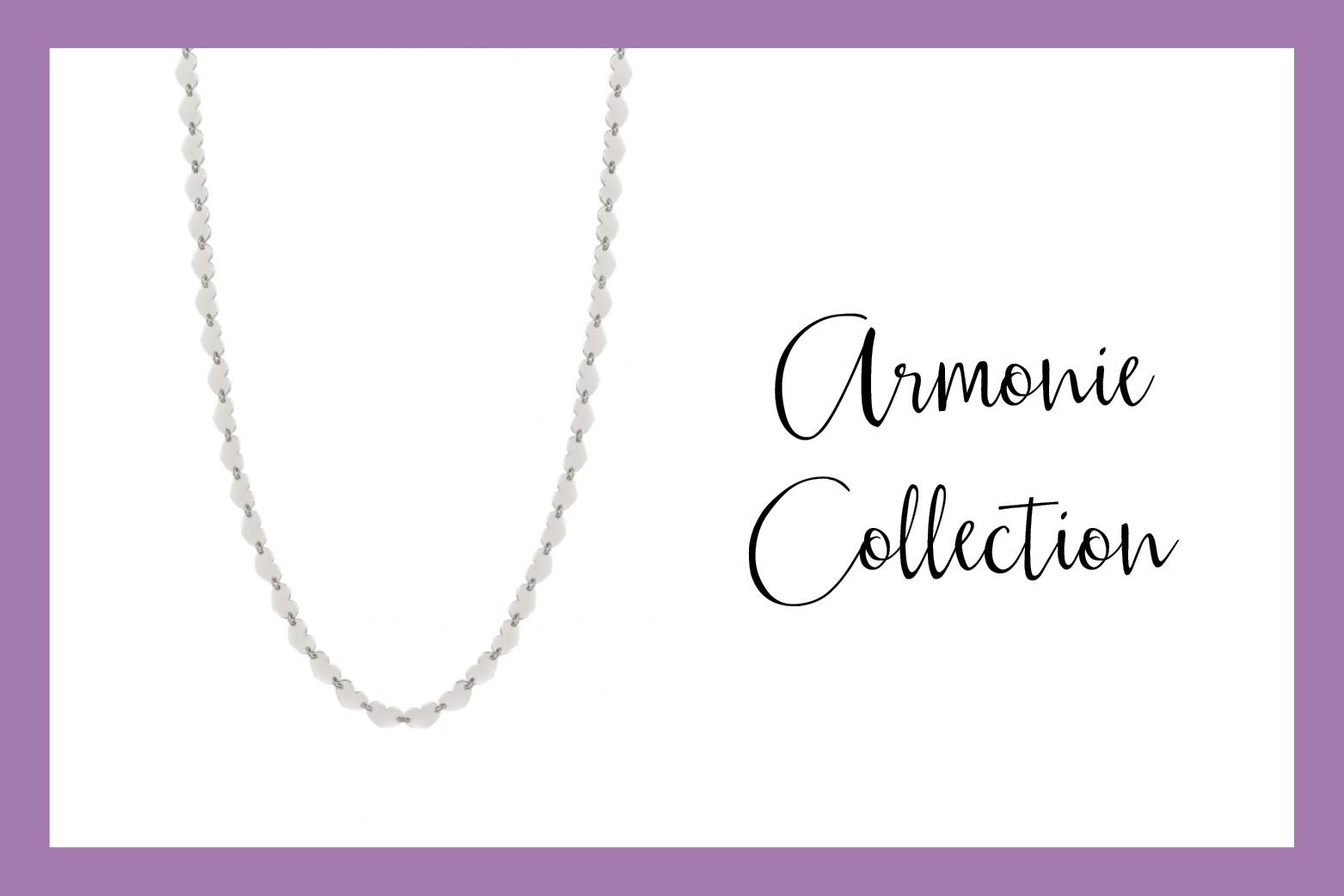 Collier Armonie long riche en couers