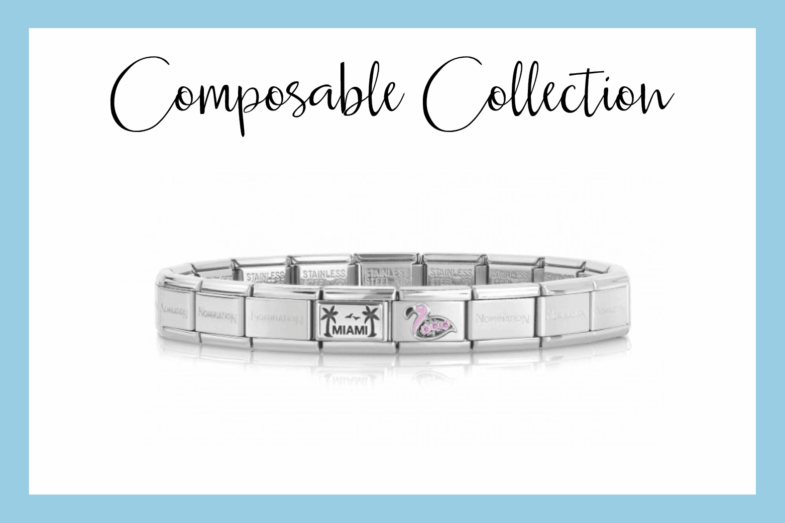 Bracelet Composable Classic avec inscription Miami