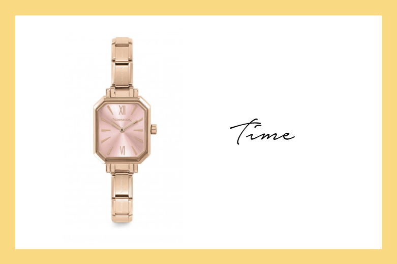 Montre Composable en or rose